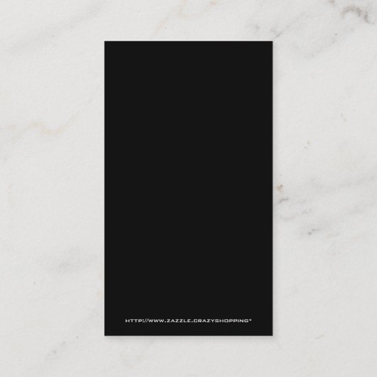 Visitekaartje Opname Studio (Achterkant)