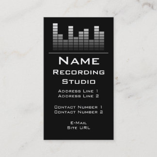 Visitekaartje Opname Studio