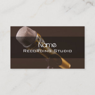 Visitekaartje Opname Studio