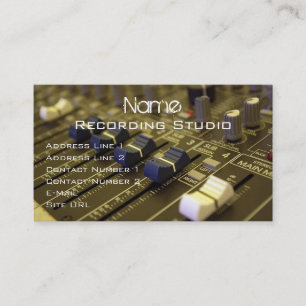 Visitekaartje Opname Studio