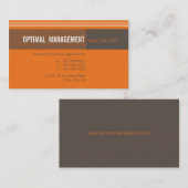 VISITEKAARTJE:: optimale designer 7 Visitekaartje (Voorkant / Achterkant)