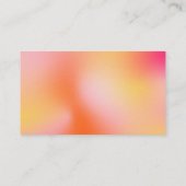 Visitekaartje Oranje mediumtoevoeging (Achterkant)