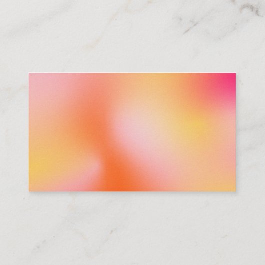 Visitekaartje Oranje mediumtoevoeging (Achterkant)