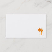 Visitekaartje Oranje verfslib (Achterkant)