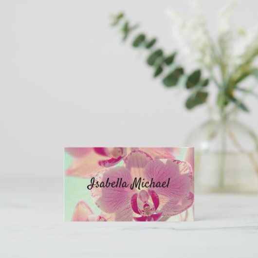 Visitekaartje, Orchid Visitekaartje (Staand voorkant)