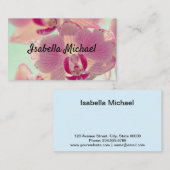 Visitekaartje, Orchid Visitekaartje (Voorkant / Achterkant)