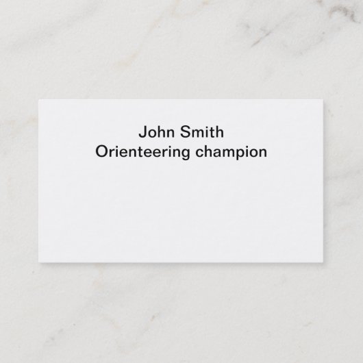 visitekaartje - Oriëntatie (Achterkant)