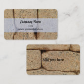 Visitekaartje oud Grieks stonpatroonpatroon (Voorkant / Achterkant)