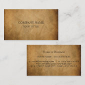 Visitekaartje oud papier herstellen (Voorkant / Achterkant)