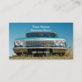 Visitekaartje oude auto (Voorkant)