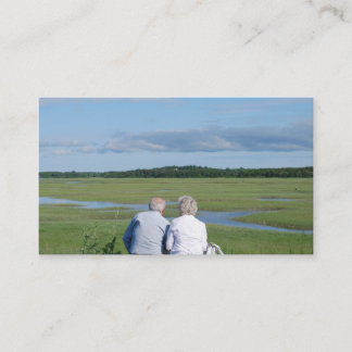 Visitekaartje ouder paar