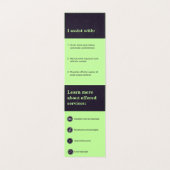 Visitekaartje Ouderen Professioneel netwerk Kaart (Binnenkant ongevouwen)