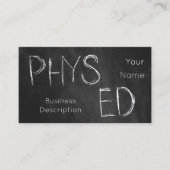 Visitekaartje over het schoolvak (Voorkant)