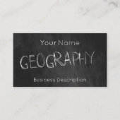 Visitekaartje over het schoolvak (Voorkant)