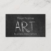 Visitekaartje over het schoolvak (Voorkant)