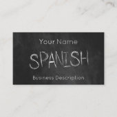 Visitekaartje over het schoolvak (Voorkant)