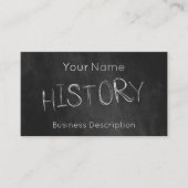 Visitekaartje over het schoolvak (Voorkant)