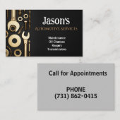 Visitekaartje over het thema Mechincs Tools (Voorkant / Achterkant)