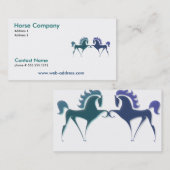 Visitekaartje Paardenbedrijf (Voorkant / Achterkant)