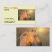 Visitekaartje Paardenbedrijf (Voorkant / Achterkant)