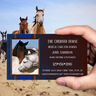 Visitekaartje Paardentherapie Dierenarts