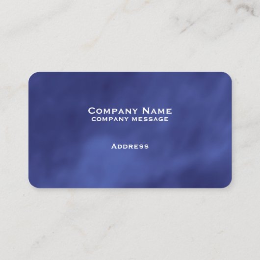 Visitekaartje Paars Violet Waterverf (Achterkant)