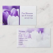 Visitekaartje Paarse ventilatorruimte (Voorkant / Achterkant)