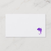 Visitekaartje Paarse verf (Achterkant)
