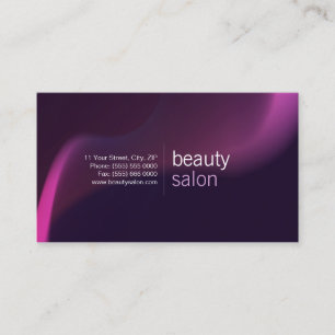 Visitekaartje Paarse Wave Beauty Salon