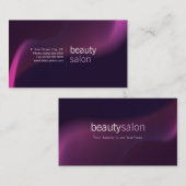 Visitekaartje Paarse Wave Beauty Salon (Voorkant / Achterkant)