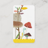 Visitekaartje paddenstoelen (Achterkant)