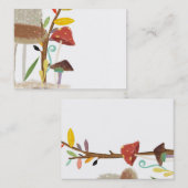 Visitekaartje paddenstoelen (Voorkant / Achterkant)