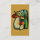 Visitekaartje paddenstoelen (Achterkant)