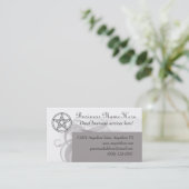 Visitekaartje Pagan Pentacle (Staand voorkant)