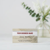 Visitekaartje Pagina's gerapt boek (Staand voorkant)