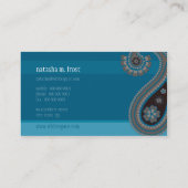 VISITEKAARTJE:: Paisley 1 Visitekaartje (Achterkant)
