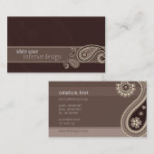 VISITEKAARTJE:: Paisley 4 Visitekaartje (Voorkant / Achterkant)