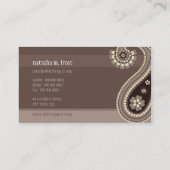 VISITEKAARTJE:: Paisley 4 Visitekaartje (Achterkant)