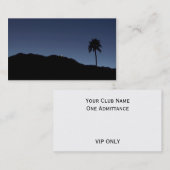 VISITEKAARTJE Palm Springs in Shadows (Voorkant / Achterkant)