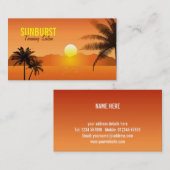 Visitekaartje Palm Trees (Voorkant / Achterkant)