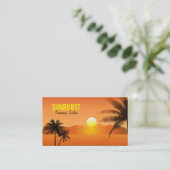 Visitekaartje Palm Trees (Staand voorkant)