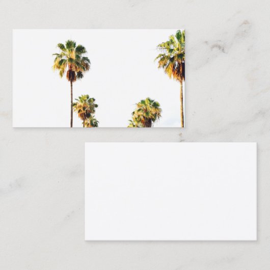 Visitekaartje palmbomen (Voorkant / Achterkant)