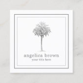 Visitekaartje palmbomen (Voorkant)