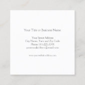 Visitekaartje palmbomen (Achterkant)