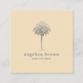 Visitekaartje palmbomen (Voorkant)