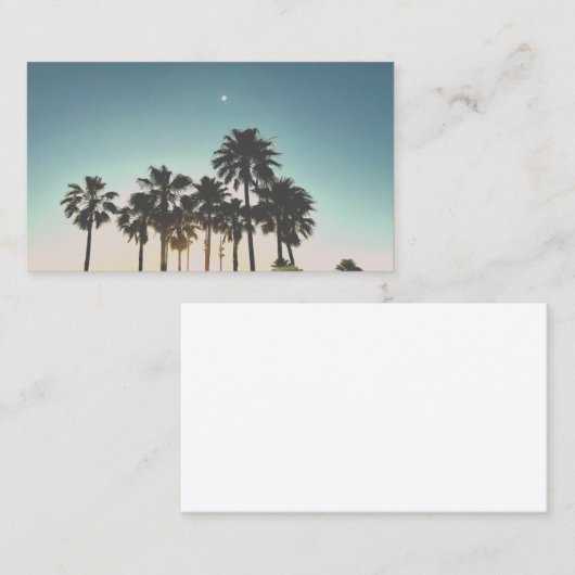 Visitekaartje palmbomen (Voorkant / Achterkant)