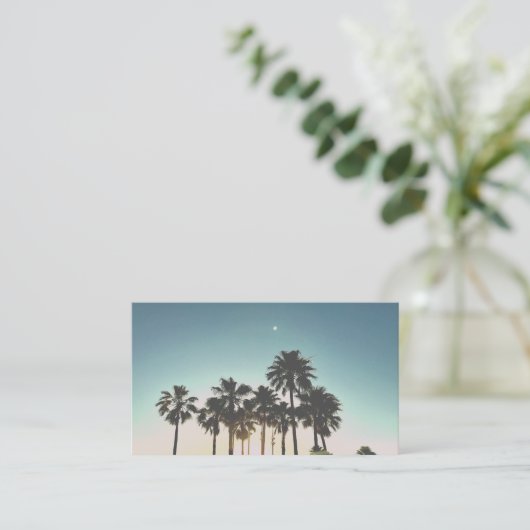 Visitekaartje palmbomen (Staand voorkant)