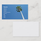 Visitekaartje palmboom West Palm Beach Florida (Voorkant / Achterkant)