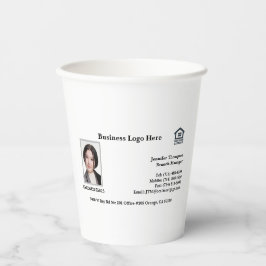 Visitekaartje Papercup Papieren Bekers