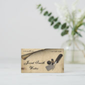 Visitekaartje Parchment Quill (Staand voorkant)